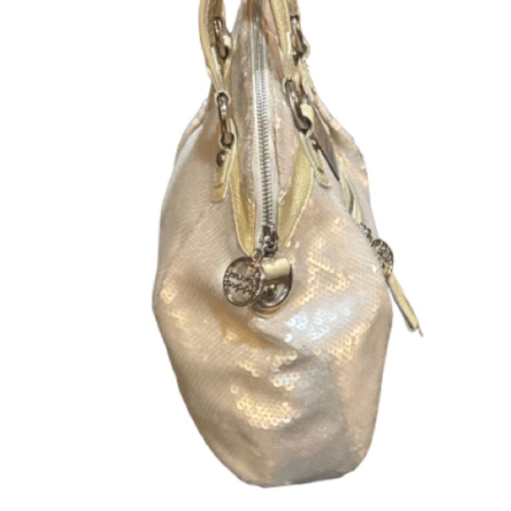 Coach poppy iridescent pearl, Sequin Shoulder Bag - Picture 3 of 15